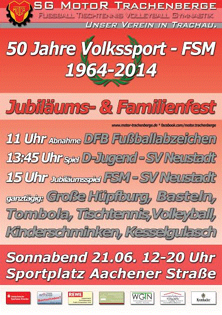 Zur Internetpr&auml;senz der SG Motor Trachenberge