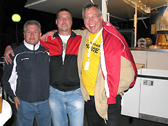 Jürgen, Matthias und Reiner haben wie immer viel Spaß